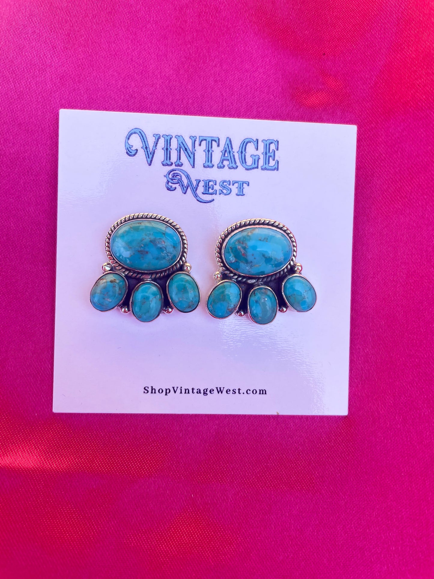 Kingman Cluster Earrings