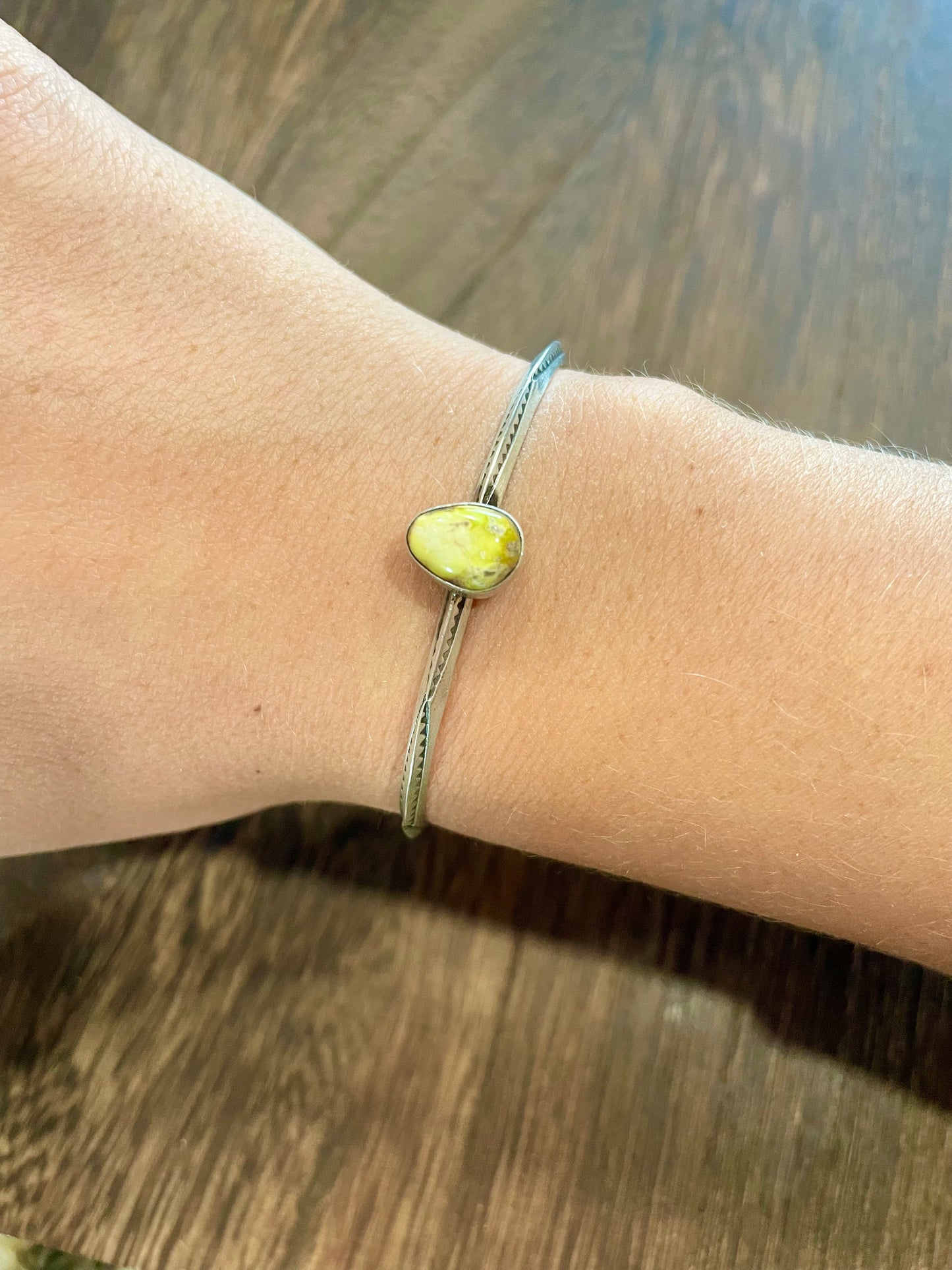 131. Palomino and Sterling Cuff