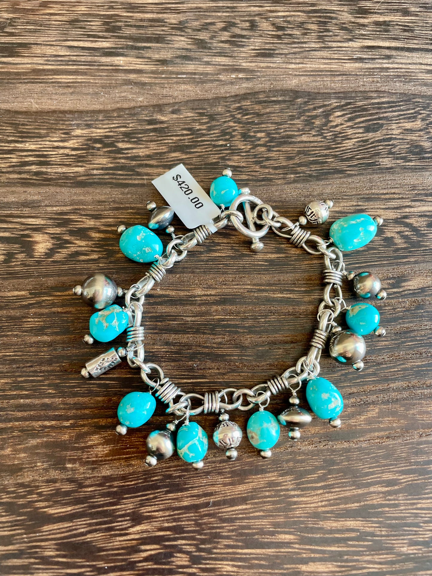 Canyon Pearl Heirloom Charm Bracelet