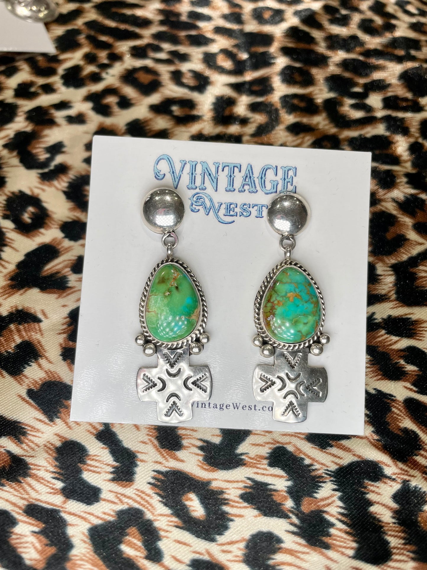 Sonoran Gold Stamped Earrings