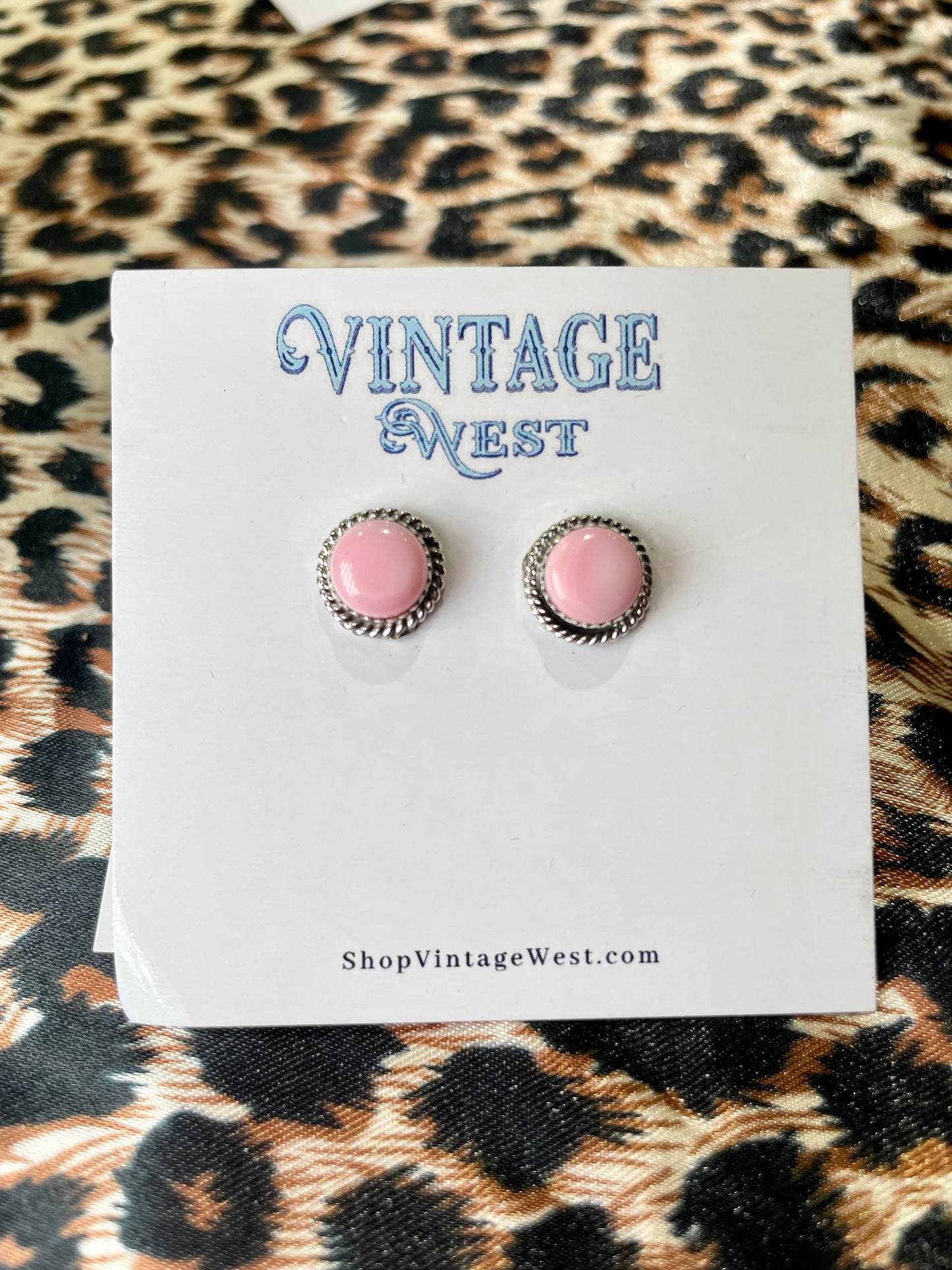 Pink Conch Studs