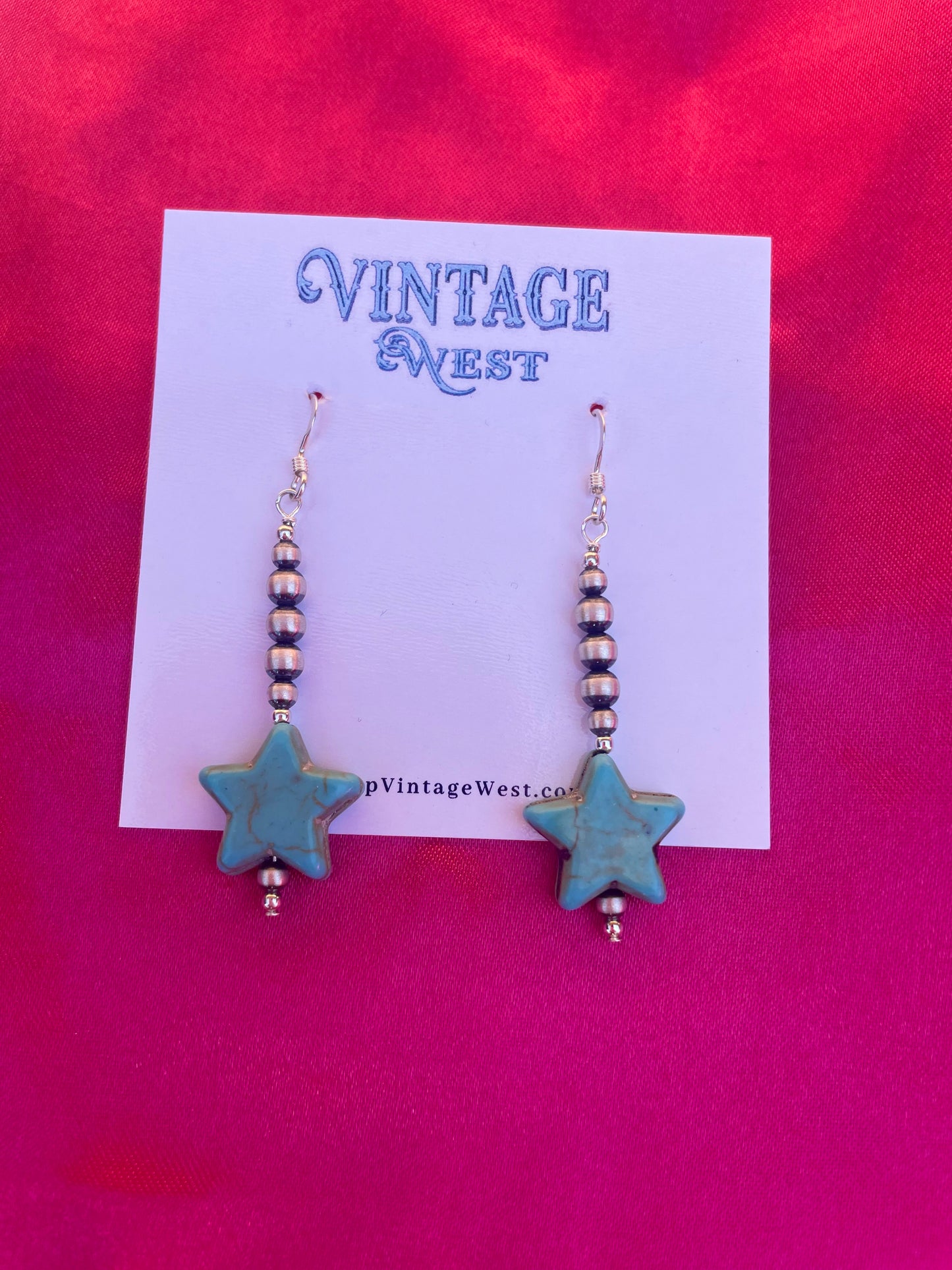 Sterling Silver Star Earrings