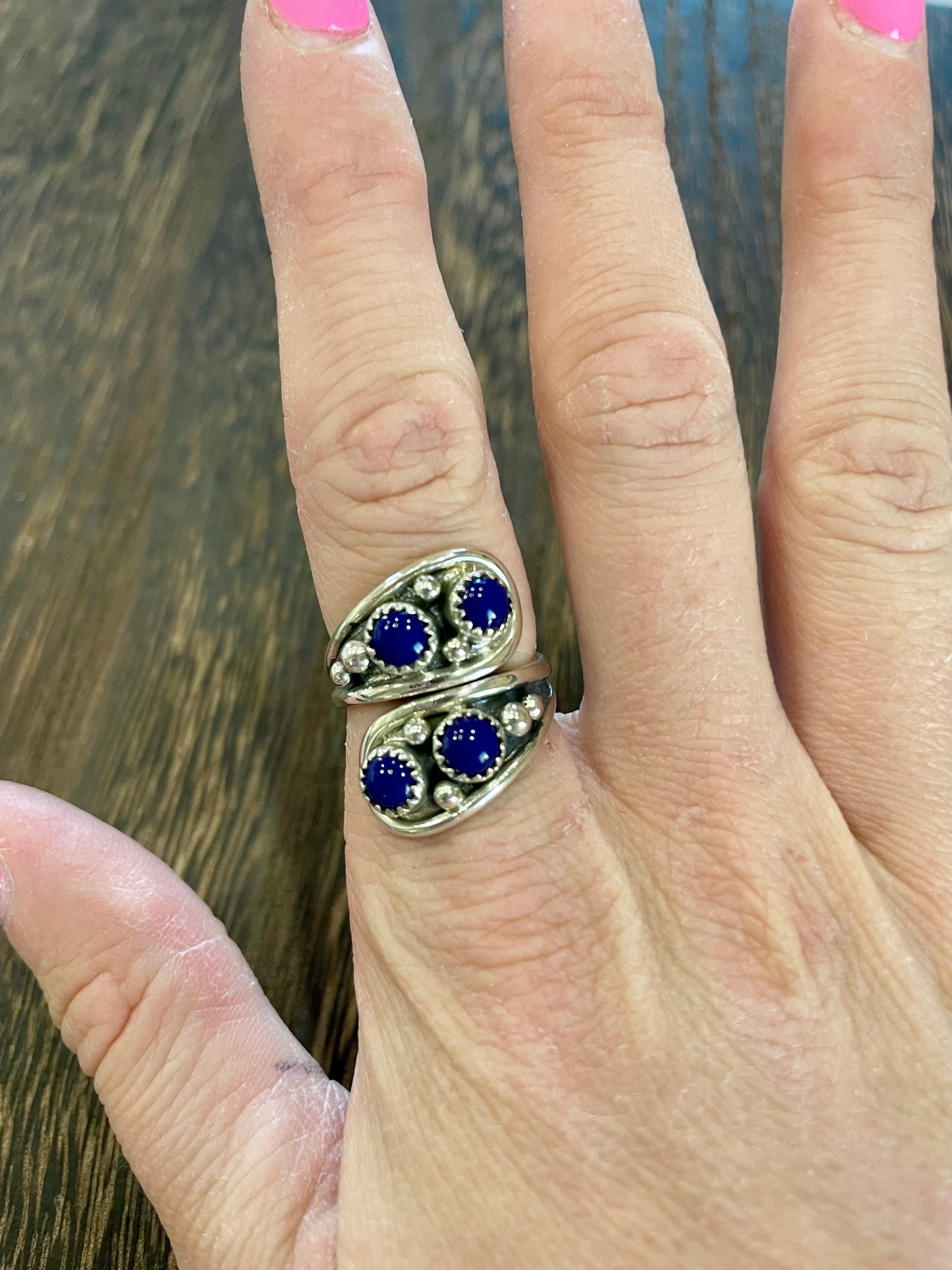 Lapis Wrap Ring
