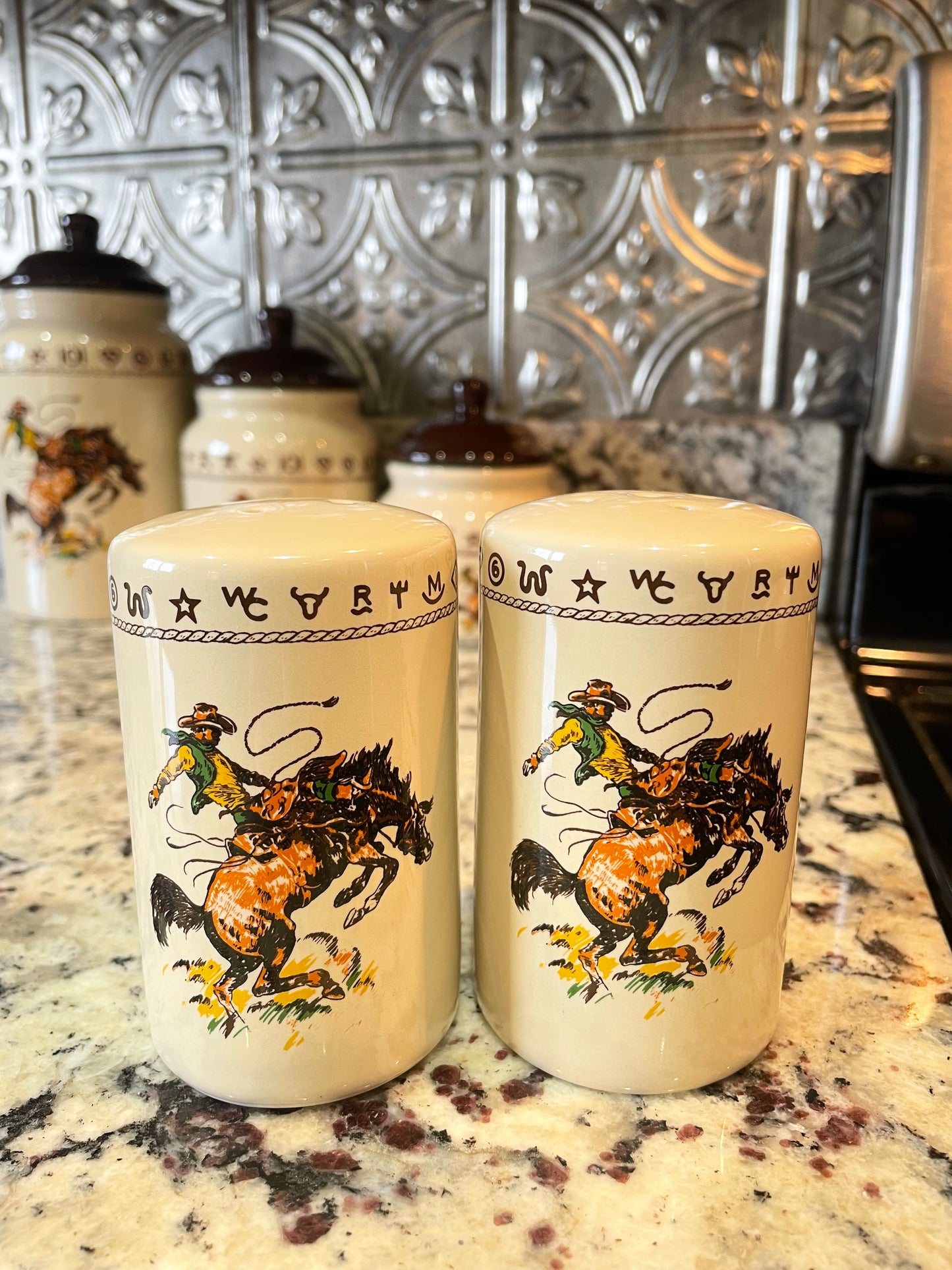 Bronc Salt and Pepper Shaker