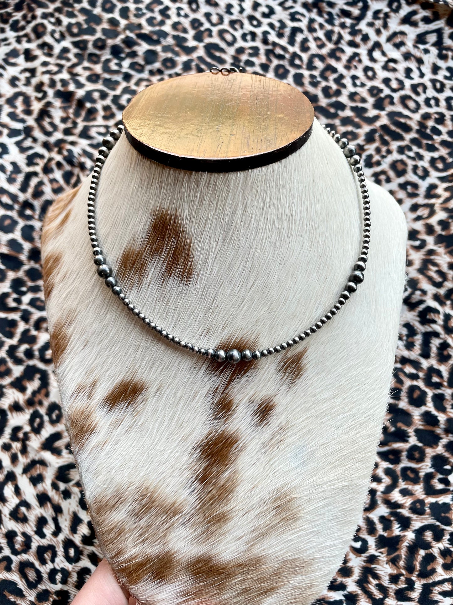 16 inch Small Graduated Pearl Necklace