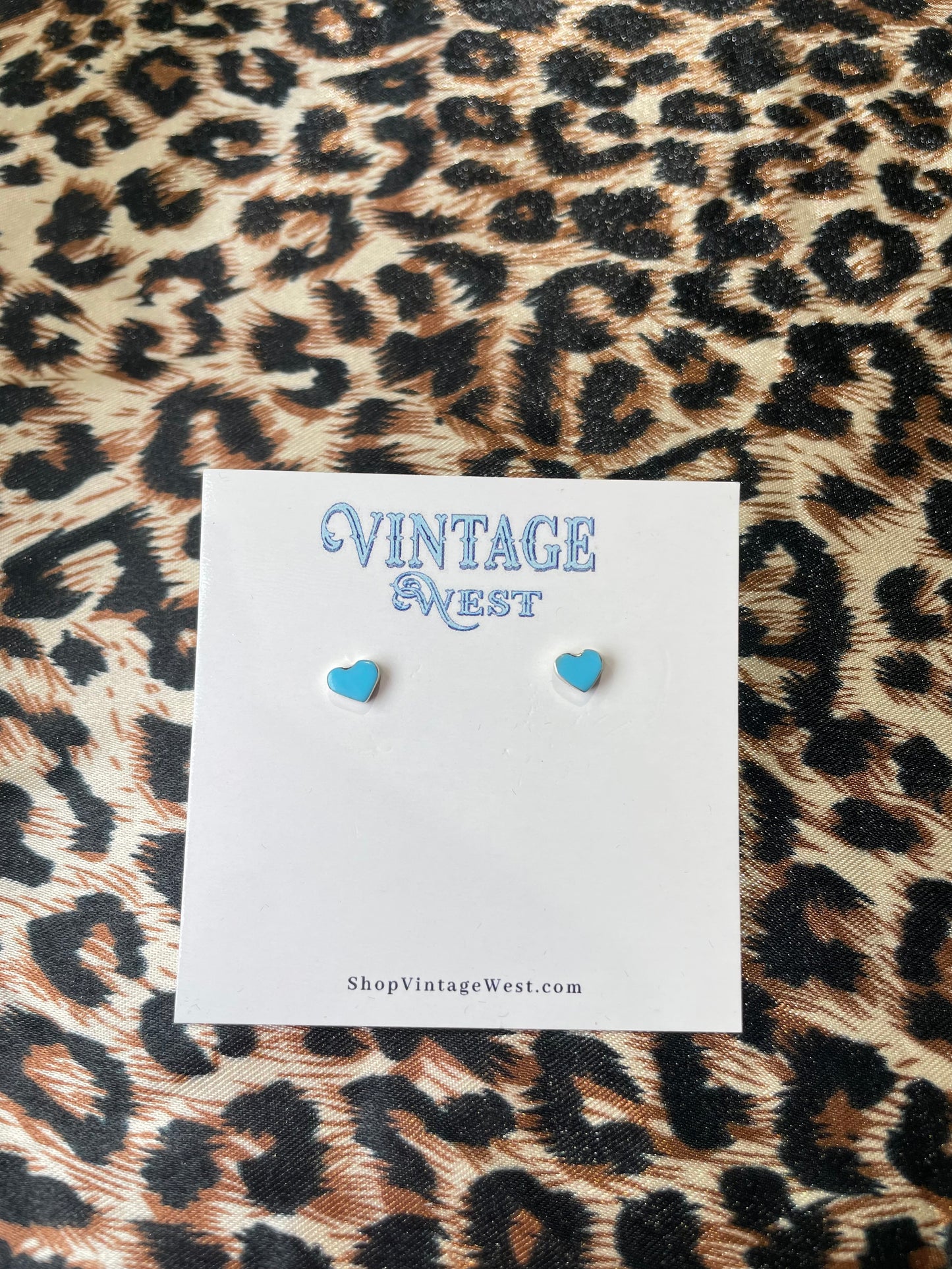 Heart Turquoise Studs