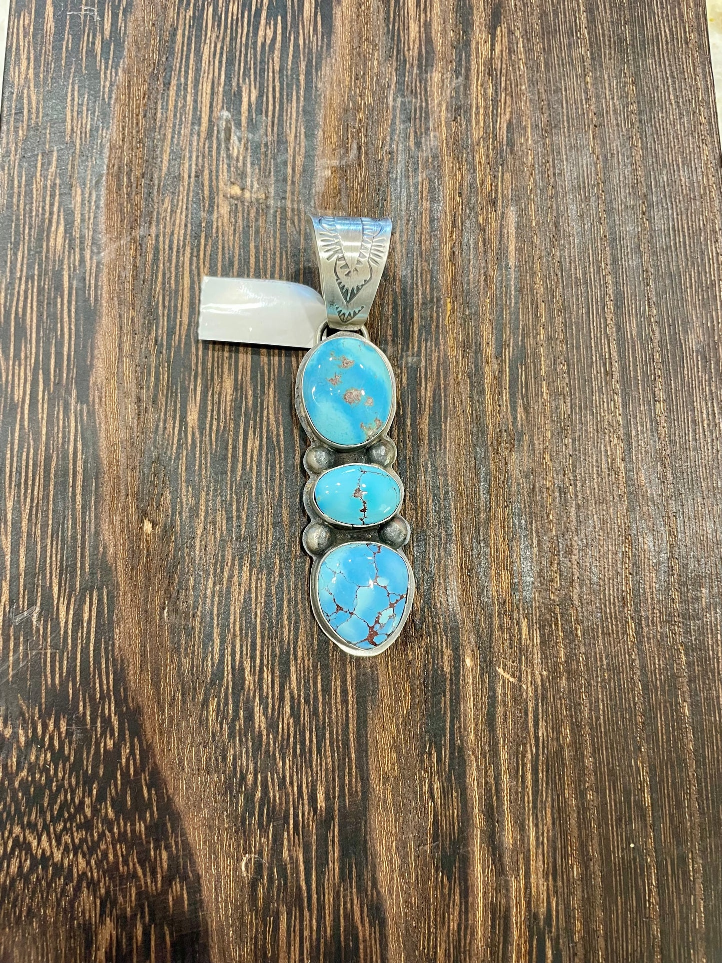 Golden Hills 3 Stone Pendant