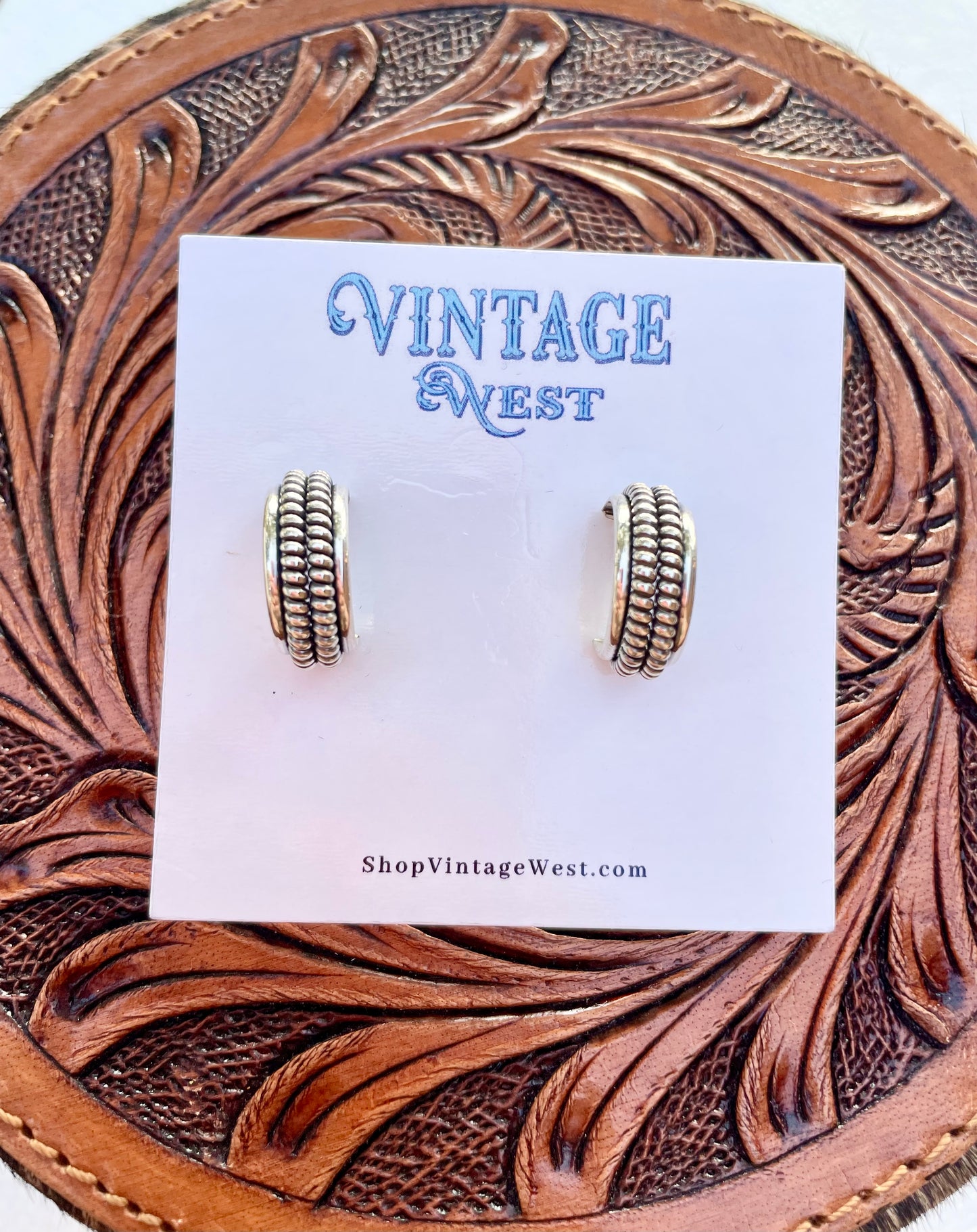 Braided Half Hoops Earrings