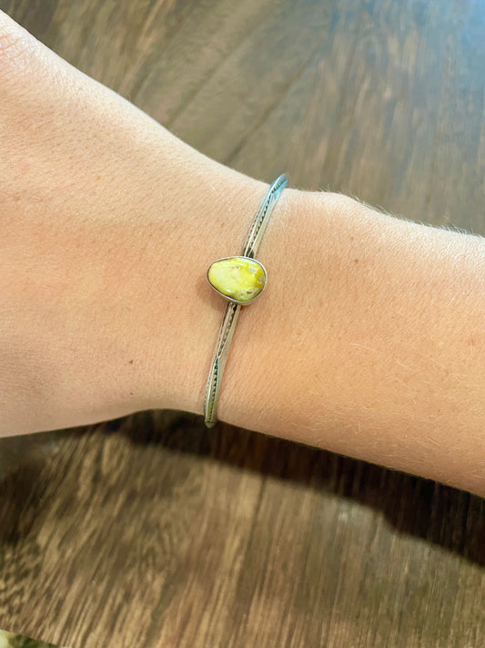 131. Palomino and Sterling Cuff