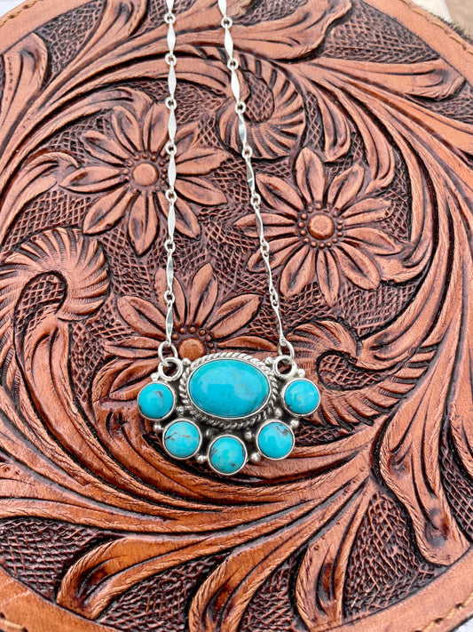 Half Cluster Necklace