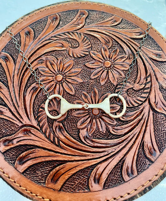 110. Snaffle Bit Necklace