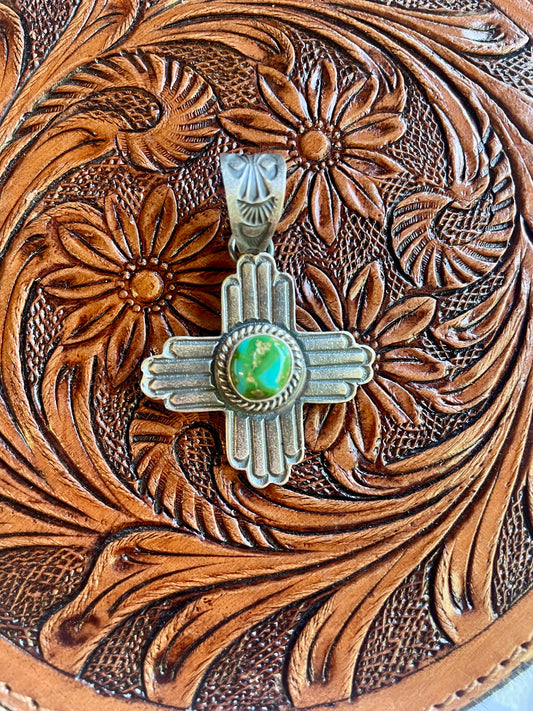 Sonoran Gold Zia Pendant