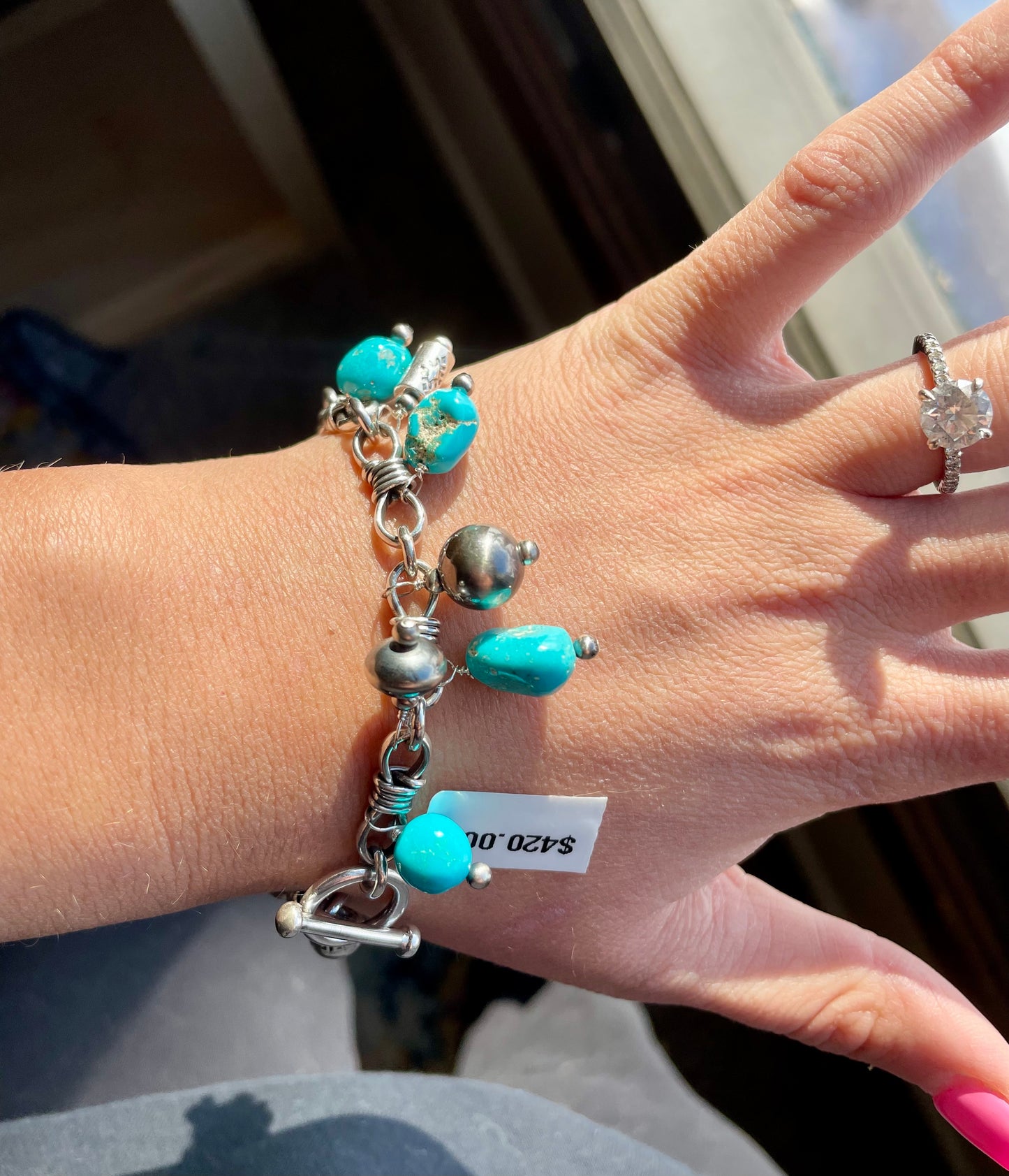 Canyon Pearl Heirloom Charm Bracelet