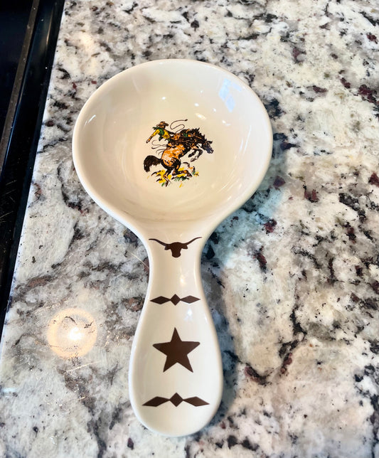 Bronc Spoon Rest