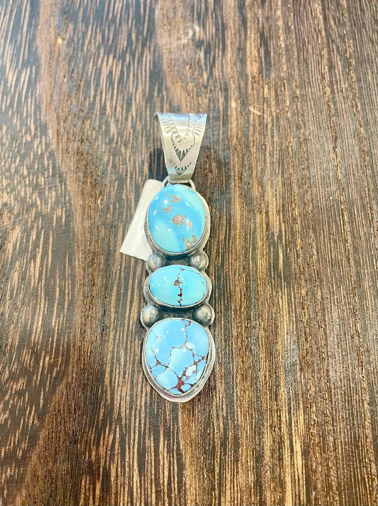 Golden Hills 3 Stone Pendant