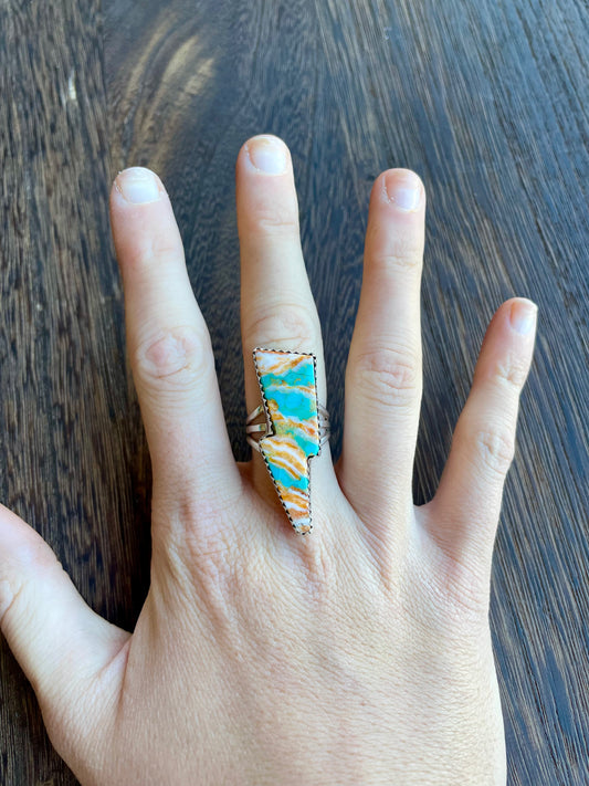 124 Lightening Bolt Ring