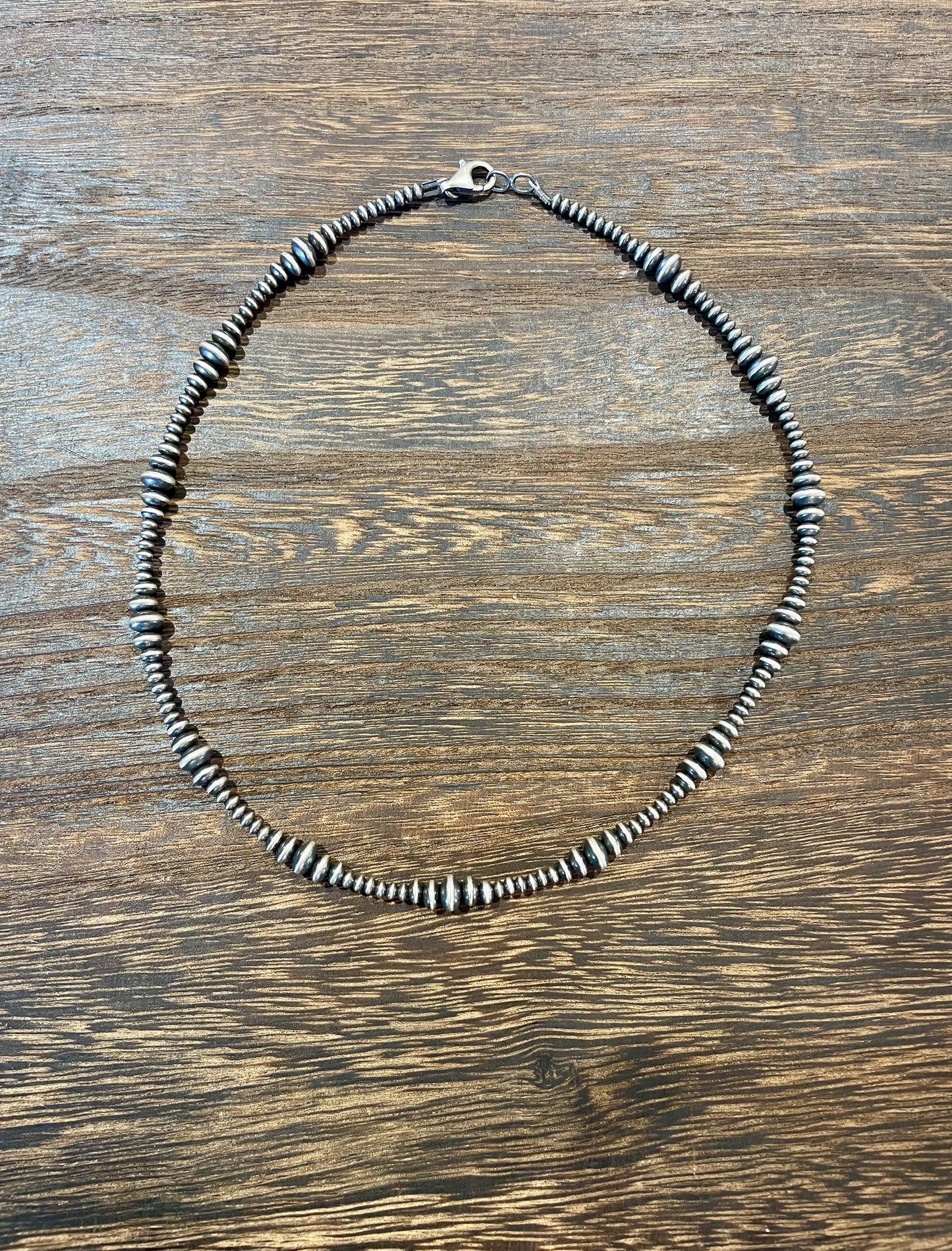 Graduated Saucer Pearl Necklace