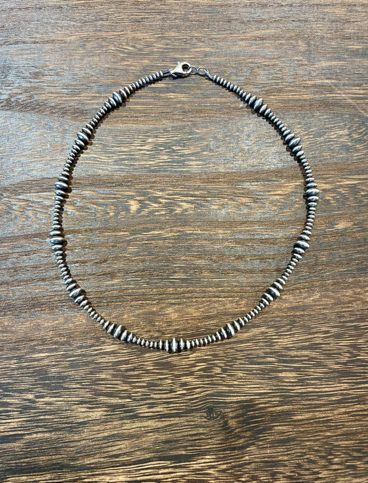 Graduated Saucer Pearl Necklace