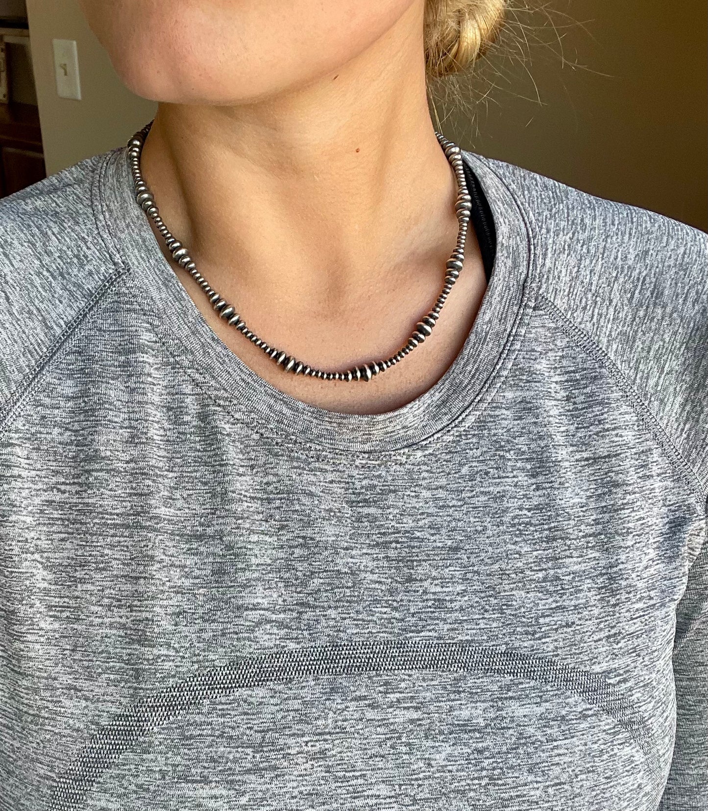 Graduated Saucer Pearl Necklace